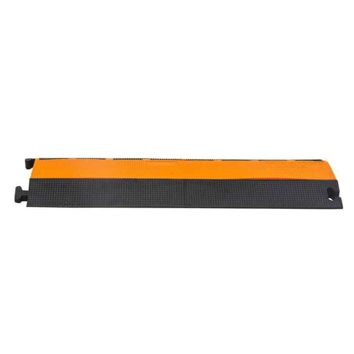 Elasco® LiteGuard Cable Protector Ramp - 3 Channels - Black / Orange