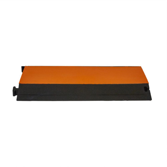 Elasco® MightyGuard Cable Protector Ramp - 5 Channel - Black / Orange