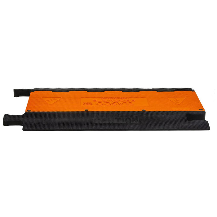 Elasco® UltraGuard Cable Protector Ramp - 5 Channel - Black / Orange