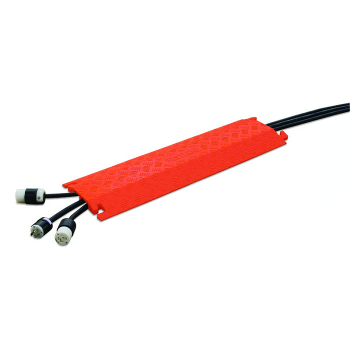 Fastlane® Drop Over Cable Protector Ramp - 2 Channels - Black