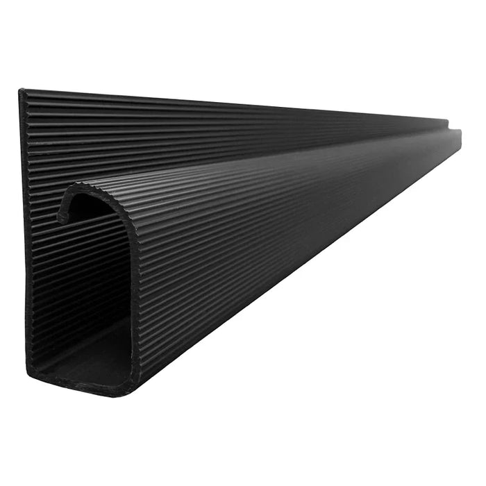 Kable Kontrol® J - Channel Desk / Wall Cable Raceway - 48" Long - Black