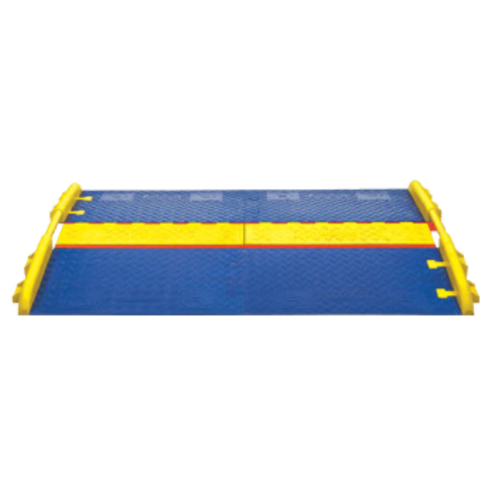 Linebacker® ADA Ramp Attachment Pair for 4 & 5 Channel Heavy Duty Cable Protectors - Blue