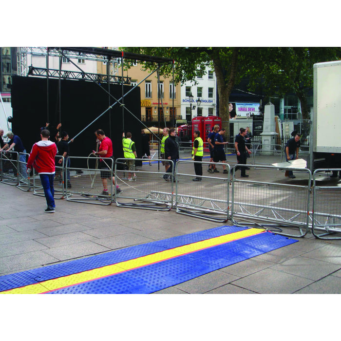 Linebacker® ADA Rails for (CP4X125 & CP5X1254) 1 Channel Cable Protector - Yellow