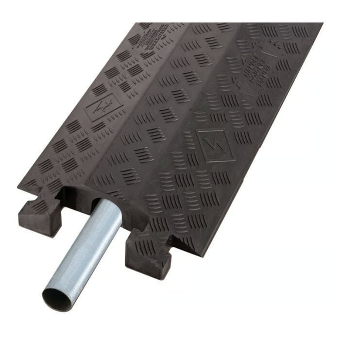 Linebacker® Drop Over Cable Protector Ramp - 1 Channel - Black