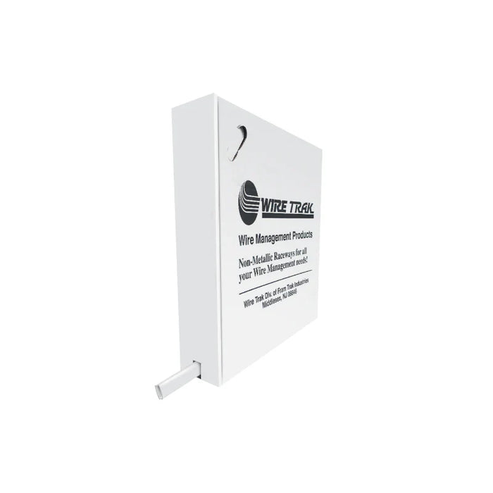 Wire Trak® Cable Raceway On a Roll - 0.75" W x 0.5" H x 50' L - Black