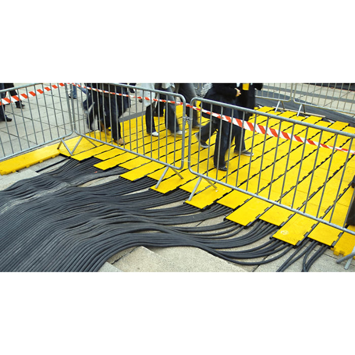 Yellow Jacket® Female Ramp for 3 Channel Heavy Duty - AMS System Cable Protector - Black