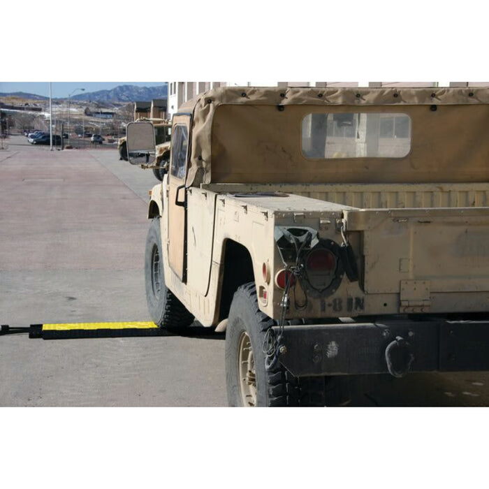 Yellow Jacket® Heavy Duty Cable Protector Ramp - 5 Channels - Yellow / Black